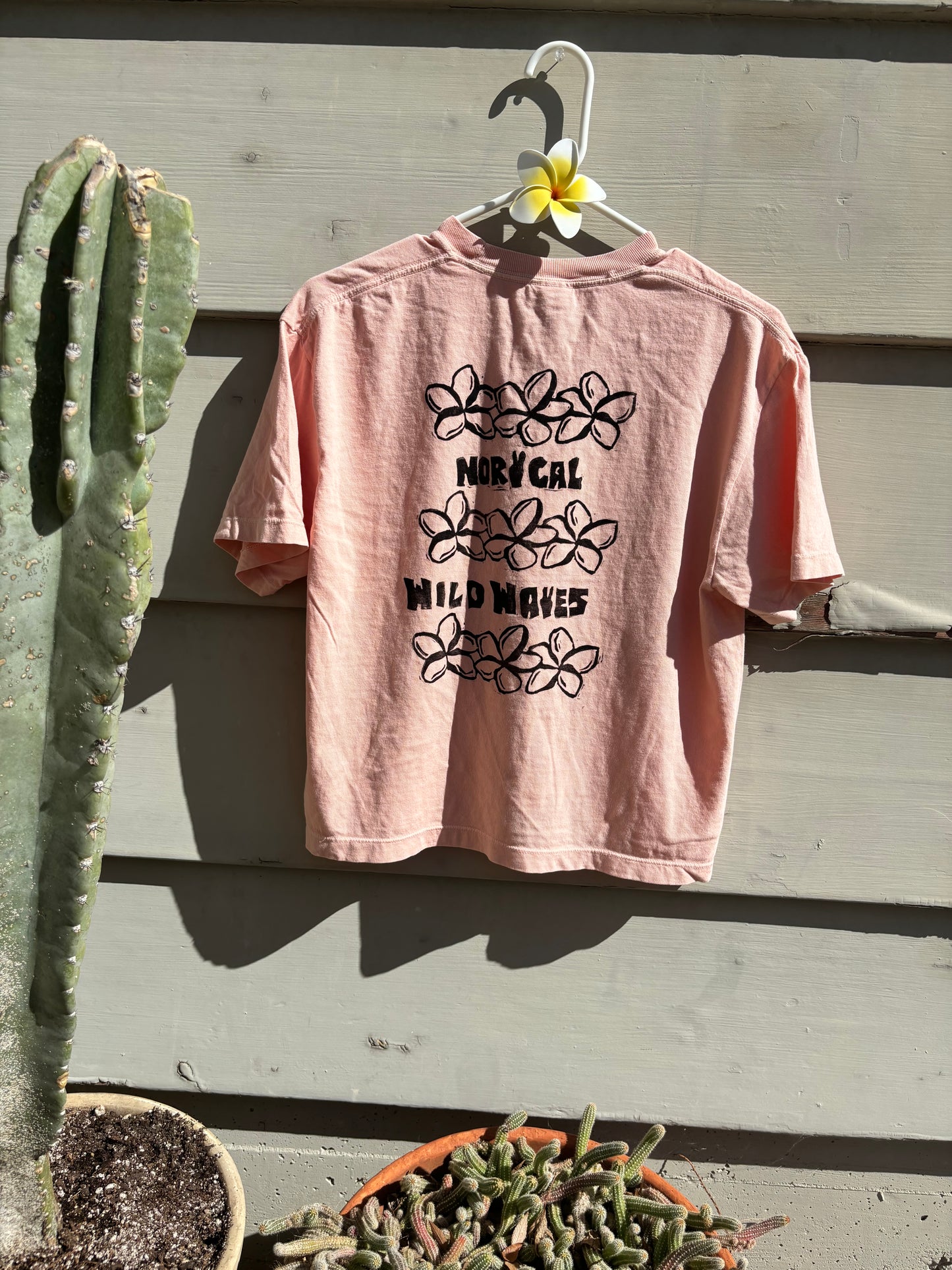 Plumeria Box Tee (Size M)