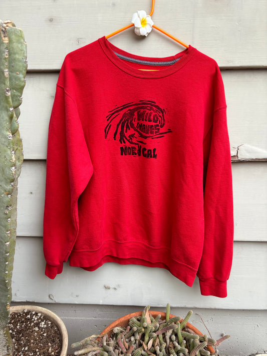 Vintage Hand Printed Crewneck (Size L)